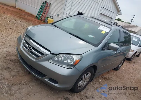 2005 Honda Odyssey Ex-L из США, поврежденный, VIN 5FNRL38735B031513